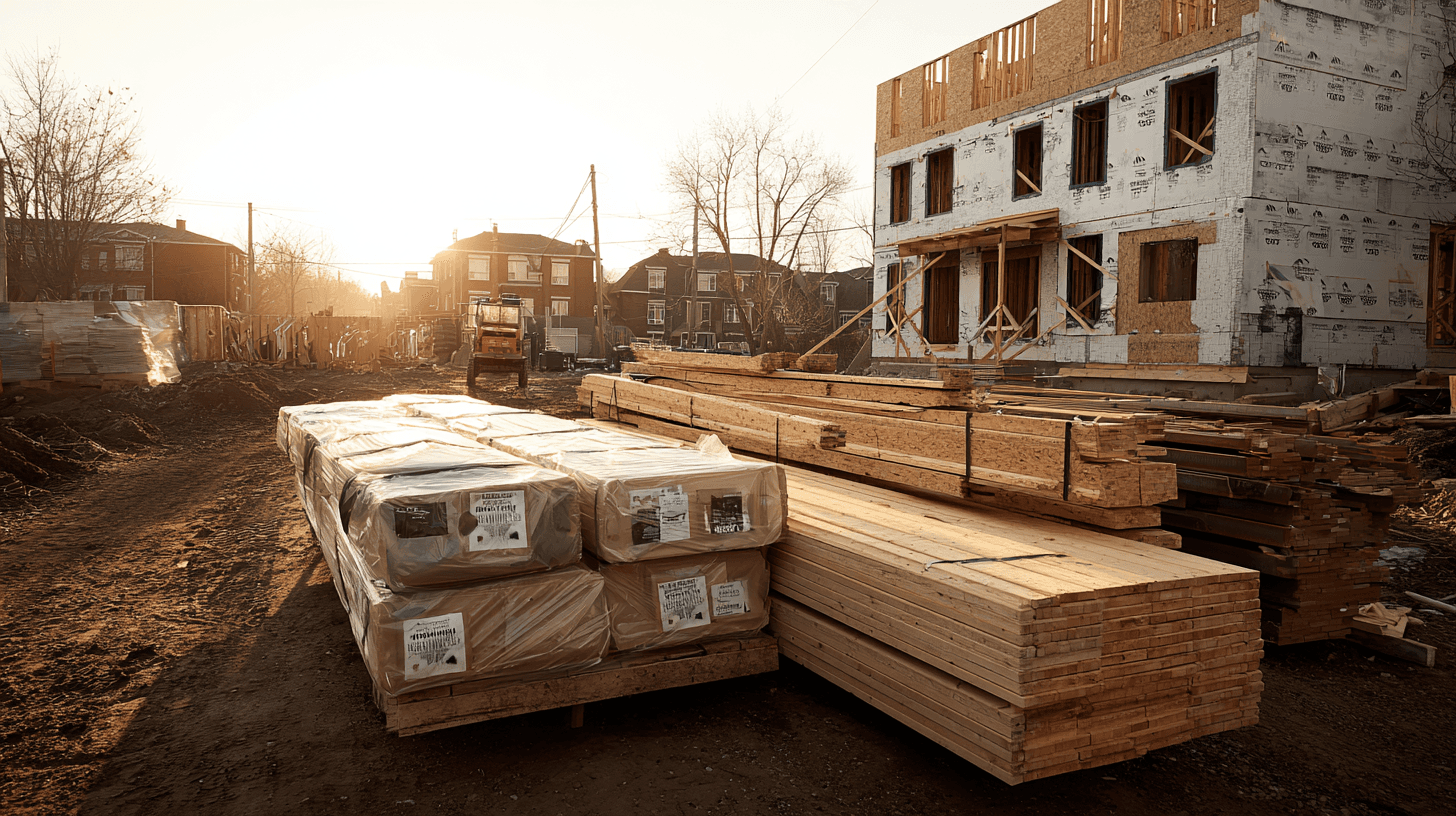 RJ Framing — Coordinate with Suppliers stage of a custom framing build in the Greater Toronto Area