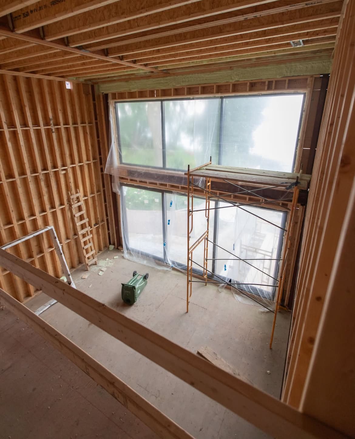 Back Framing — RJ Framing custom framing project, Project Lakeshore, Greater Toronto Area